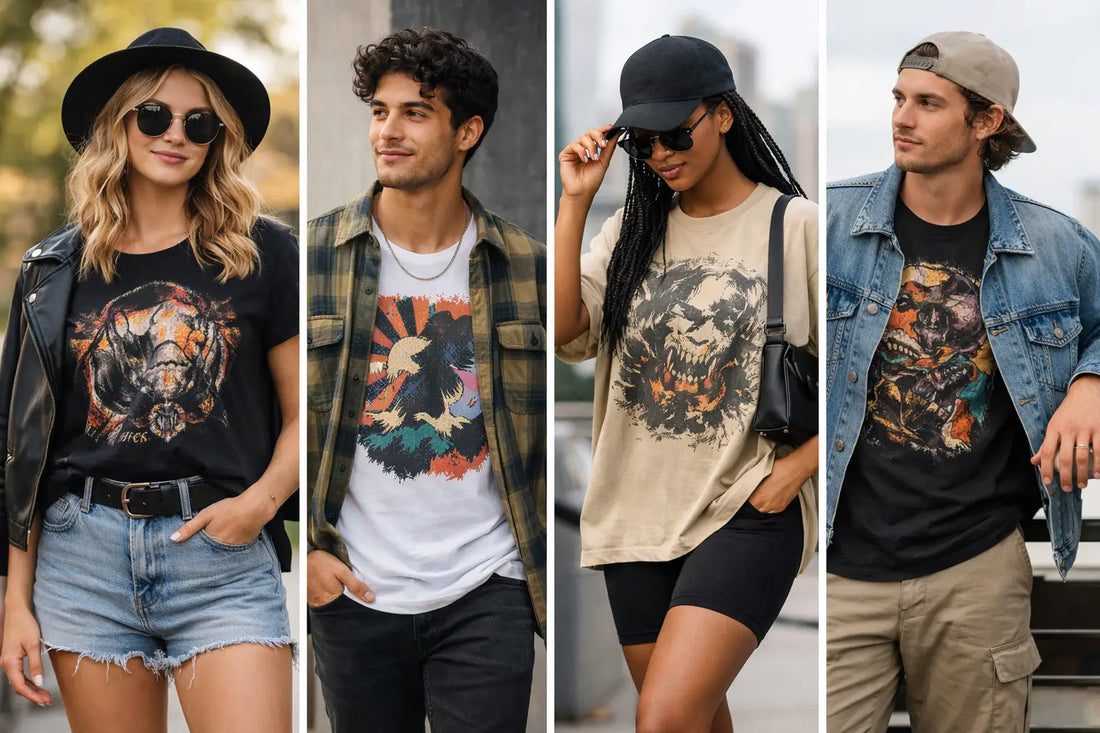 12 Graphic Tees Outfit Ideas to Wear Now
