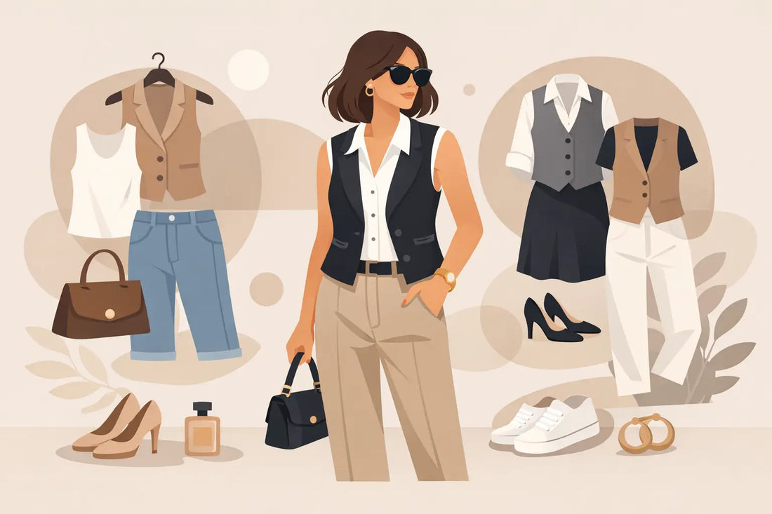 How to Style Women Vest Outfits Fast