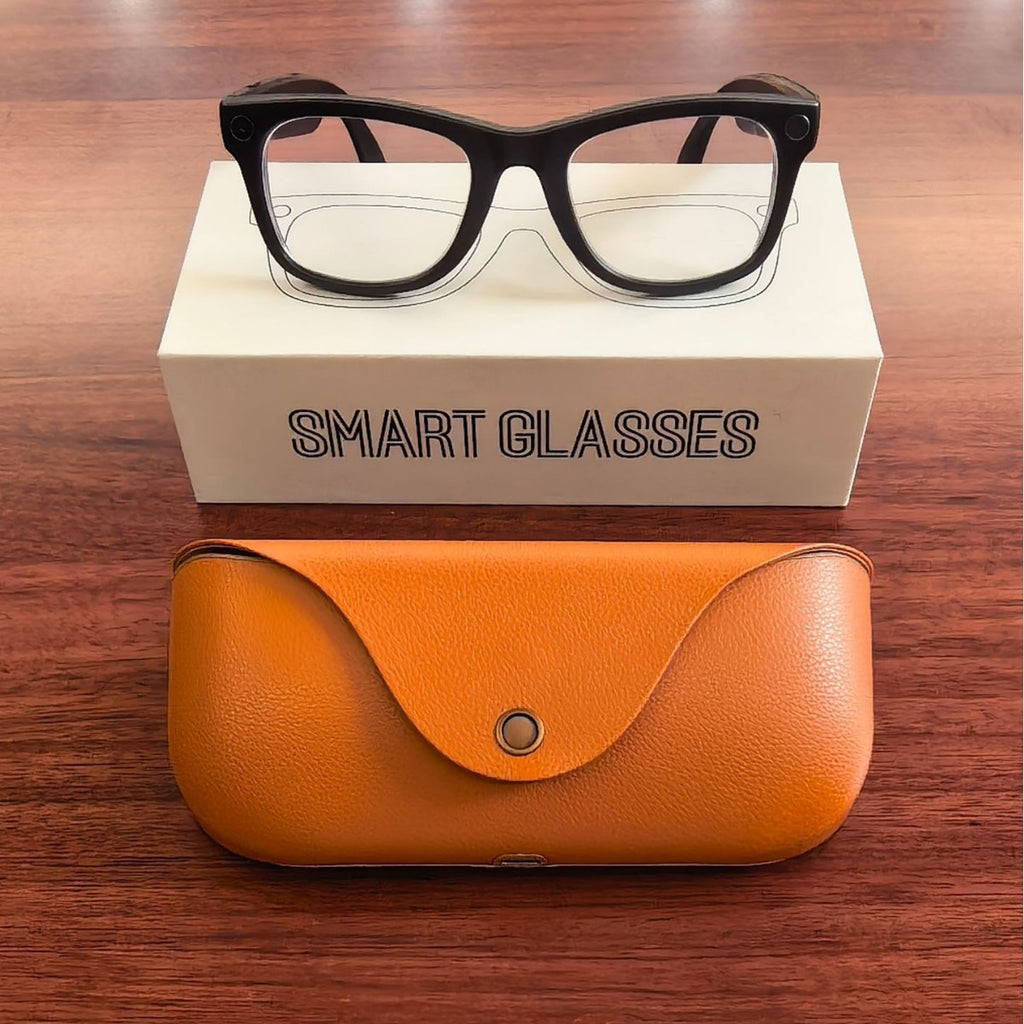 Mt5 Smart Glasses with AI Camera and Charging Case