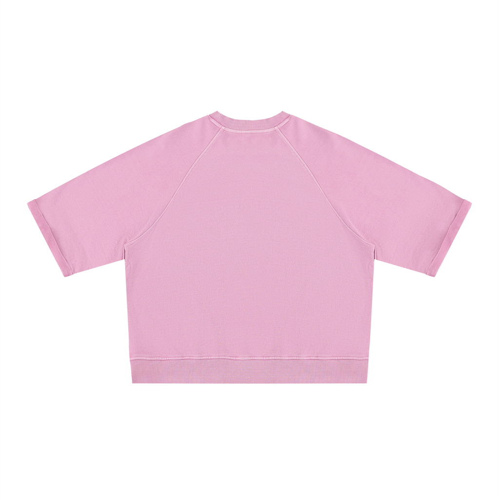 Z Vintage Wash Boxy Short Sleeve Sweatshirt