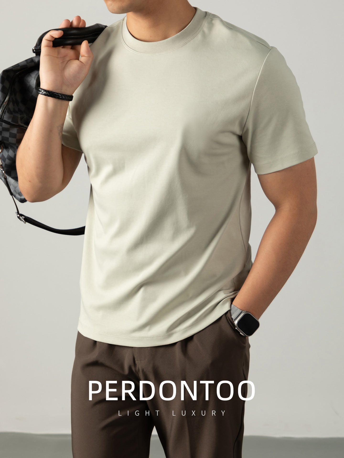 Men's Cool-Feeling Cotton Short Sleeve T-Shirt