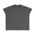 Unisex Boxy Raw Edge T-Shirt