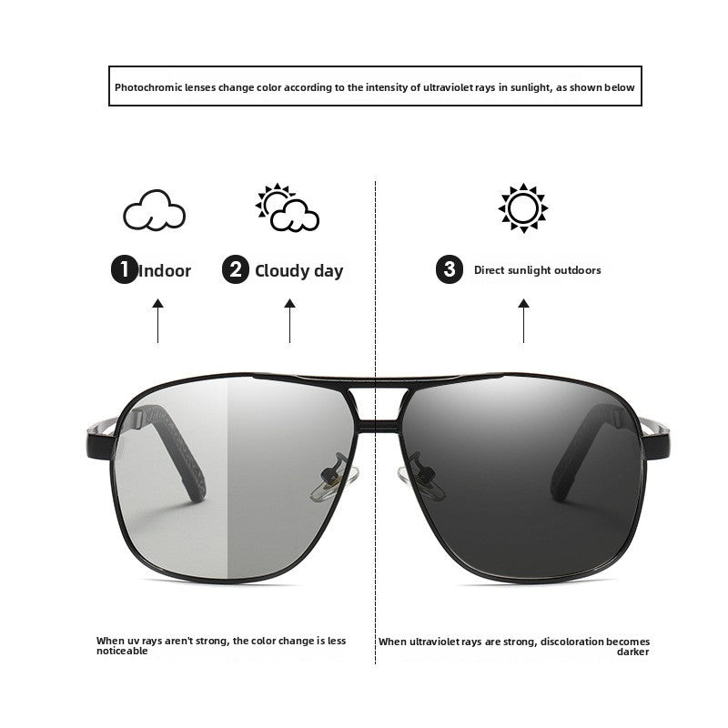 Polarized Photochromic Sunglasses for Men