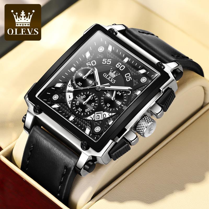 Mens Sports Chronograph Quartz Watch