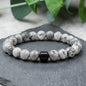 8mm Natural Stone Bracelet Handmade Round Beads