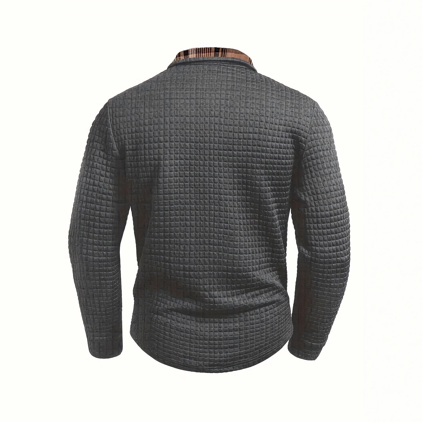 Classic Checkered Mens Polo Shirt