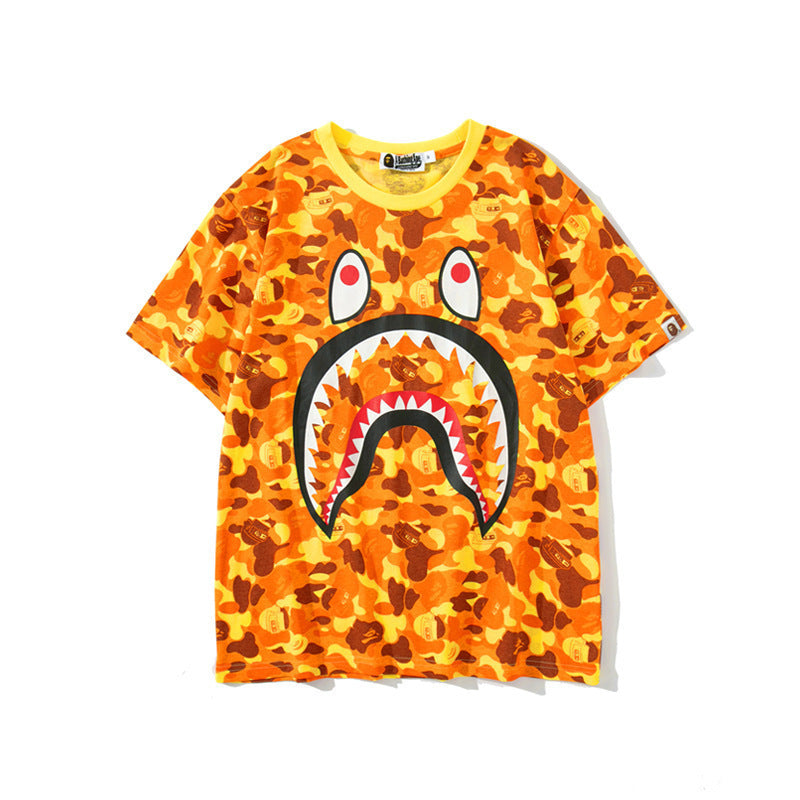 Men's and women's loose and casual T-shirts