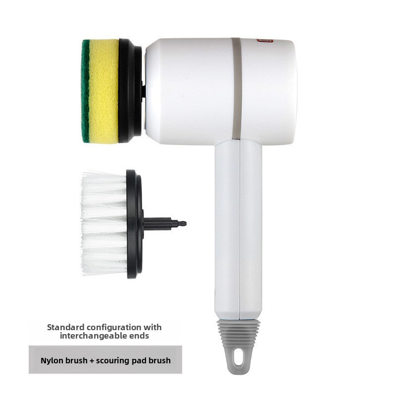 Multifunctional Electric Cleaning Brush with Interchangeable Heads