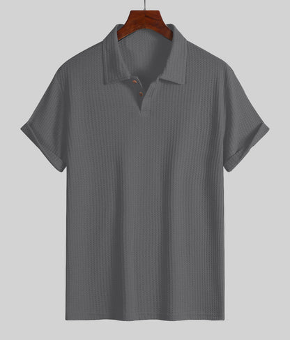 Knitted polo fir
