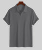 Knitted polo fir