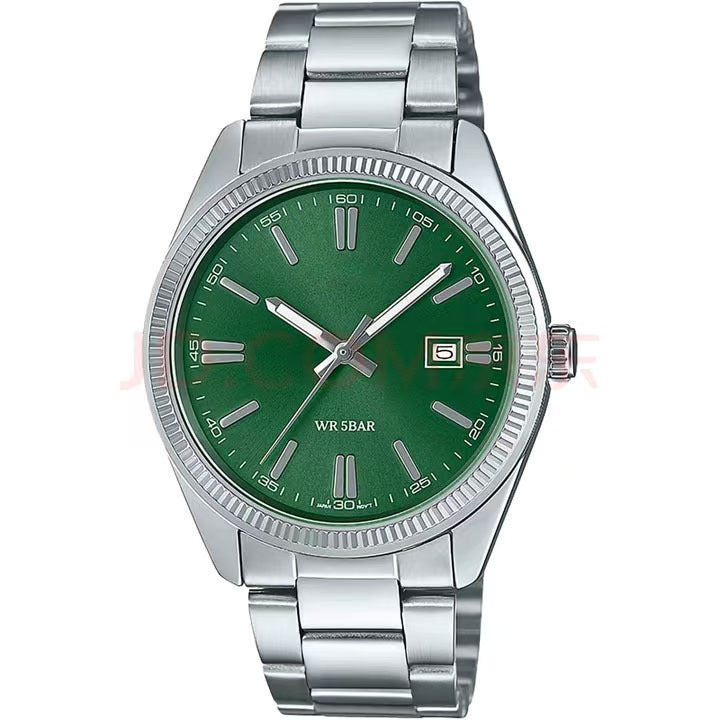 Minimalist Quartz Watch with Calendar