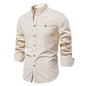 Mens Cotton Long Sleeve Casual Shirt