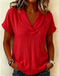 Summer knitted short-sleeve