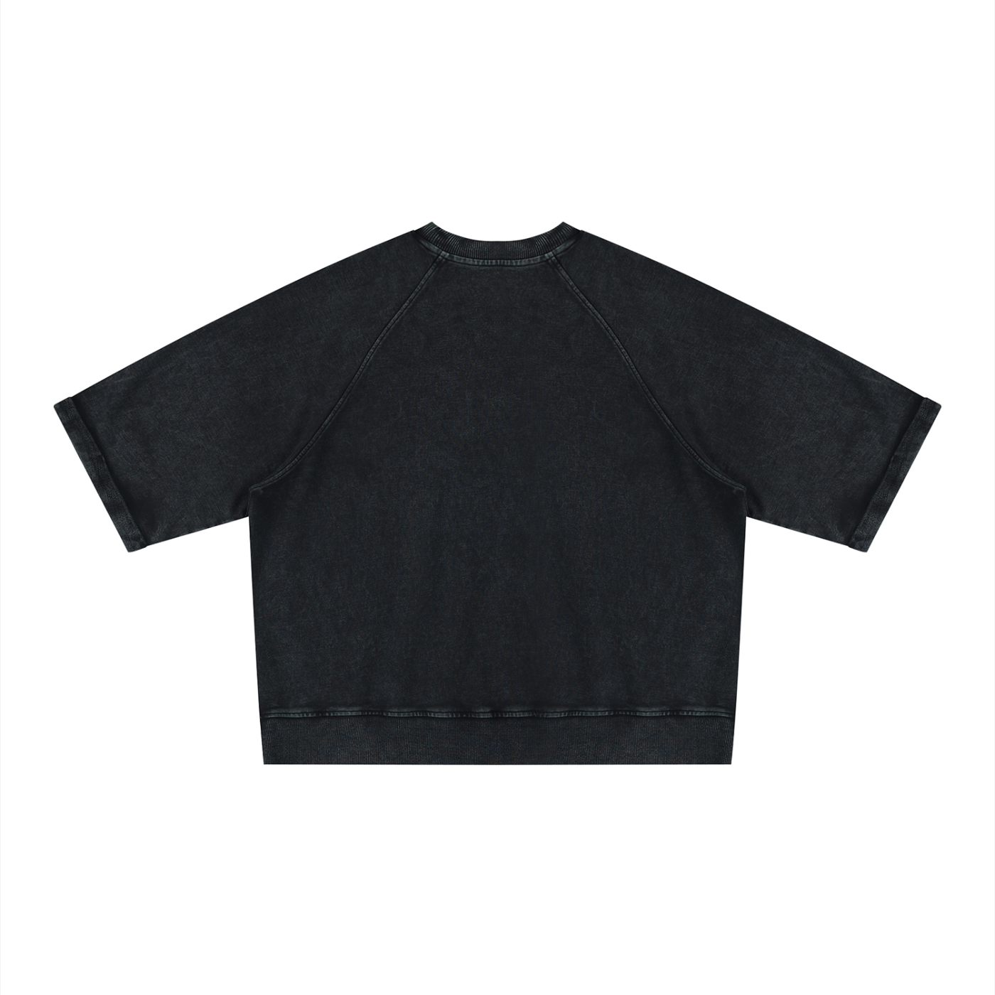 Z Vintage Wash Boxy Short Sleeve Sweatshirt