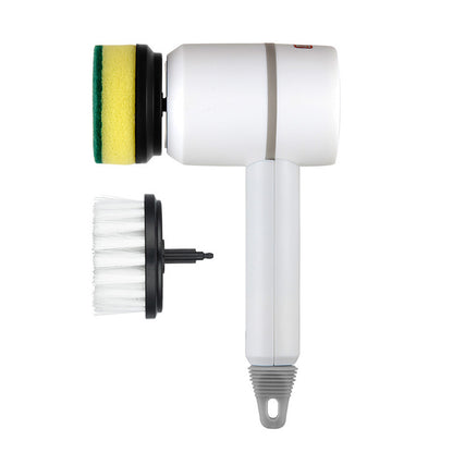 Multifunctional Electric Cleaning Brush with Interchangeable Heads