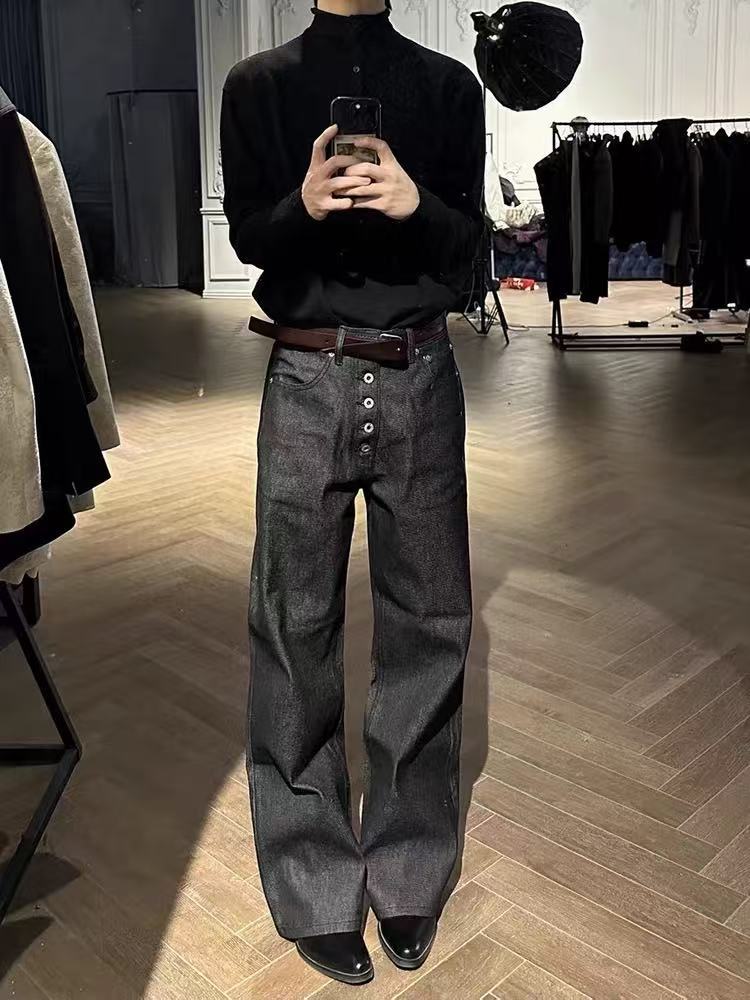 Straight Fit Denim Jeans