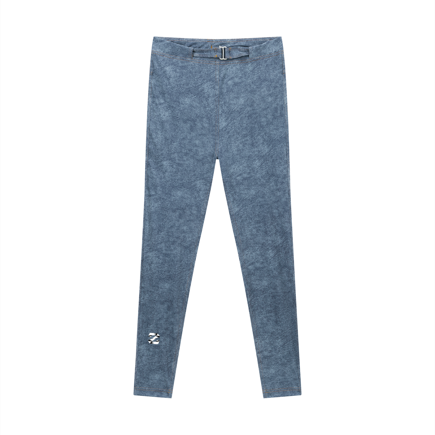 Women's Faux Denim Zip-Fly Leggings