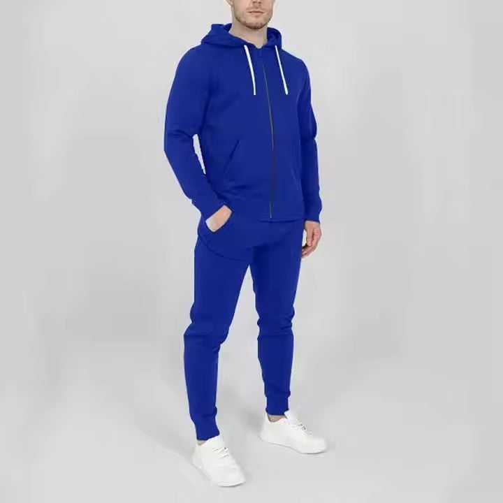 Pure Color Fashion Casual Suit