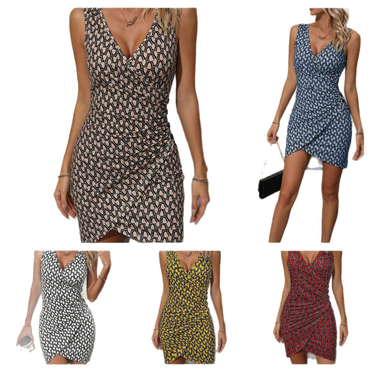 Elegant Sleeveless Mesh Dress