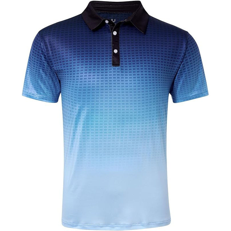 Classic Floral Print Mens Polo Shirt