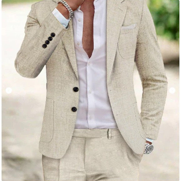 Men's Digital Printing Casual Suit Set
