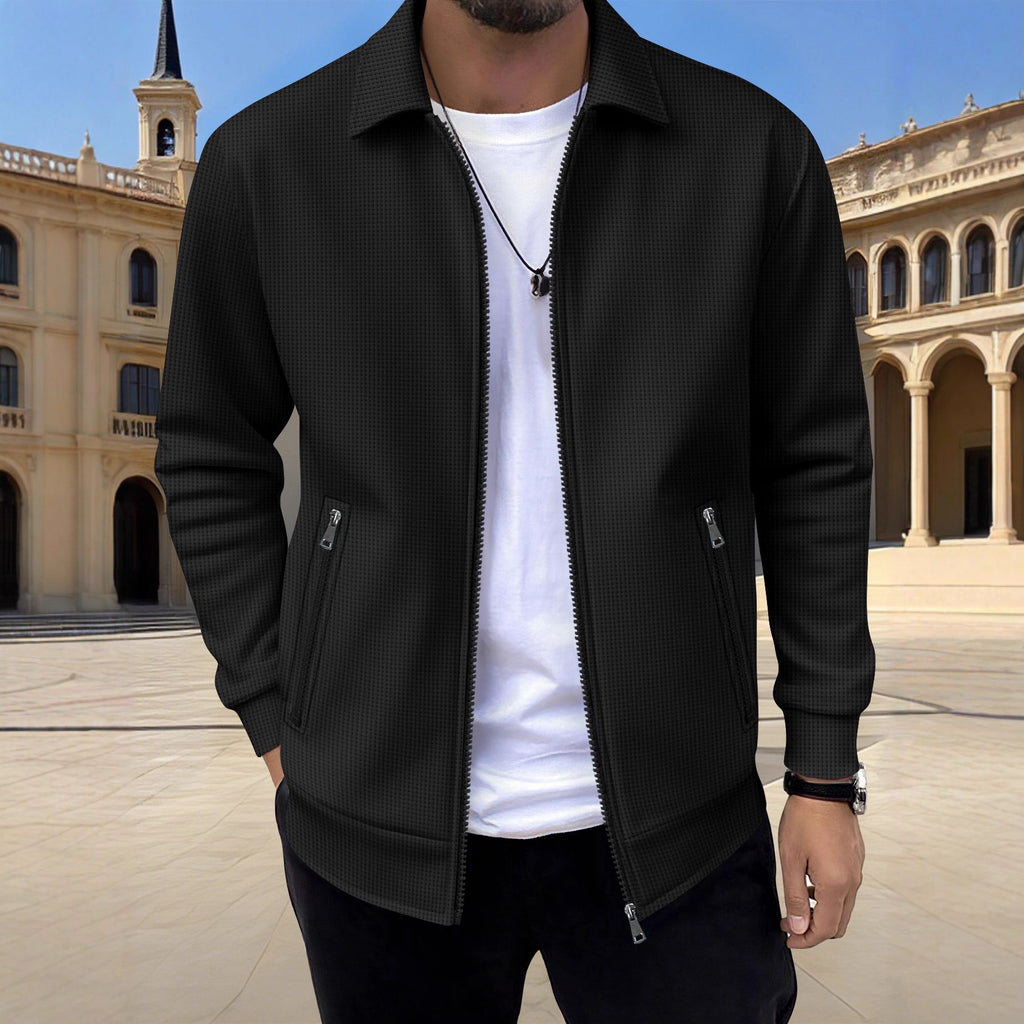 Mens Casual Zippered Jacket