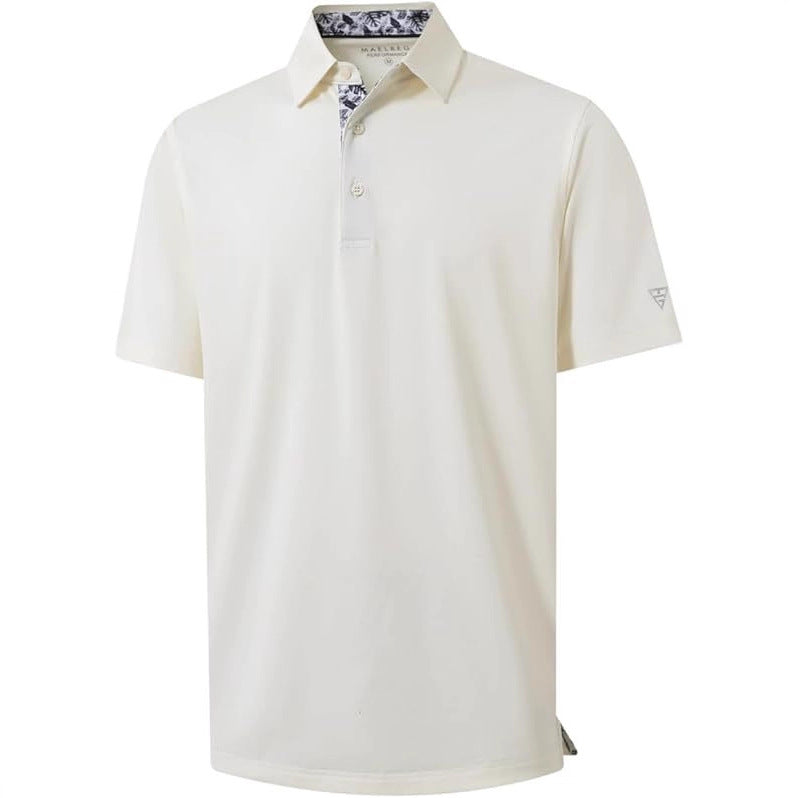 Mens Quick Dry Polo Shirt Short Sleeve Casual