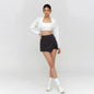 Womens Sports Polo Shirt Stretch Fabric Cooling Athletic Top