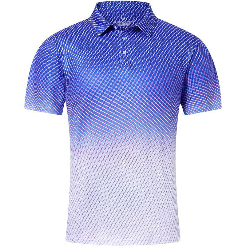 Classic Floral Print Mens Polo Shirt