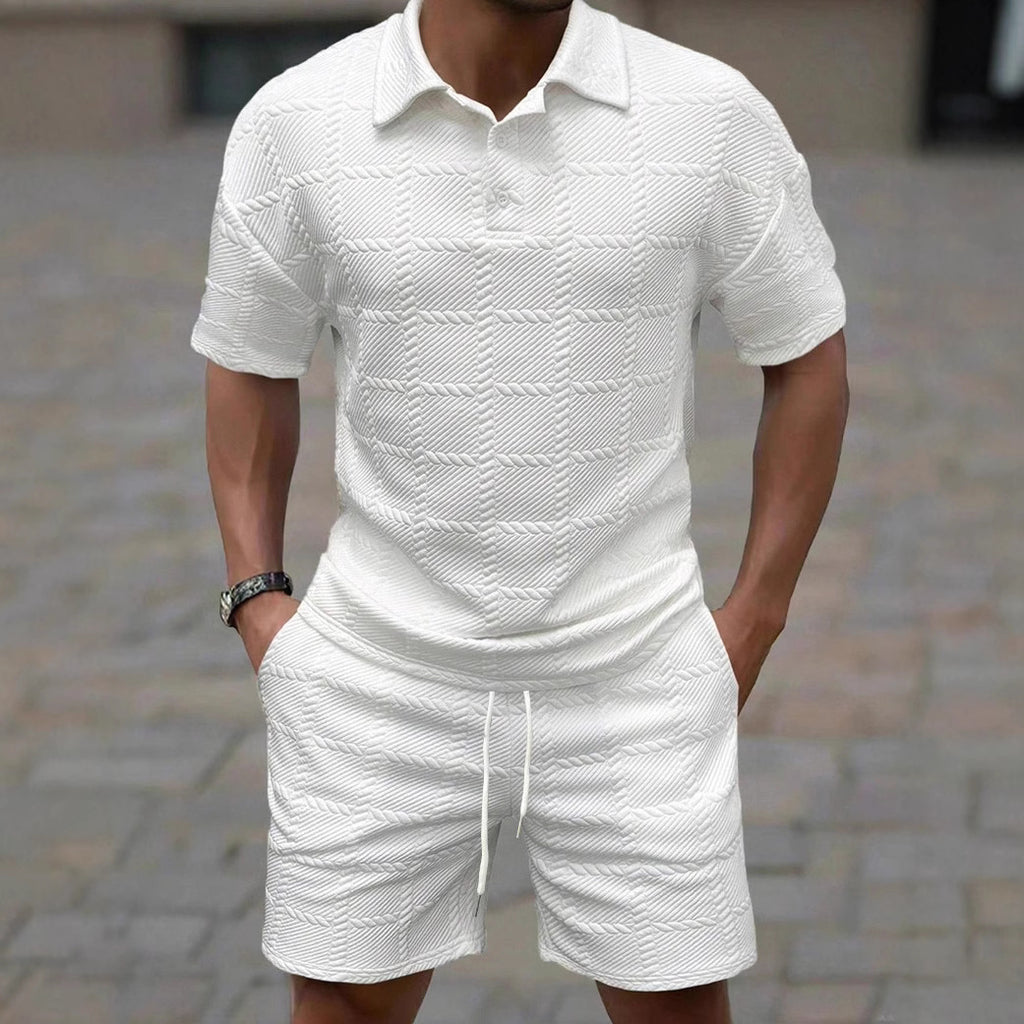 Men's Short-Sleeved Shorts Set Casual Summer Wear