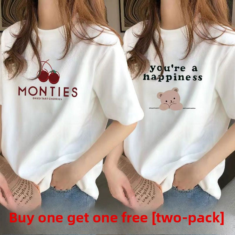 Loose Plus Size Womens T-Shirts
