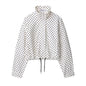 Polka Dot Drawstring Jacket and Pants