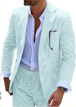 Men's Digital Printing Casual Suit Set