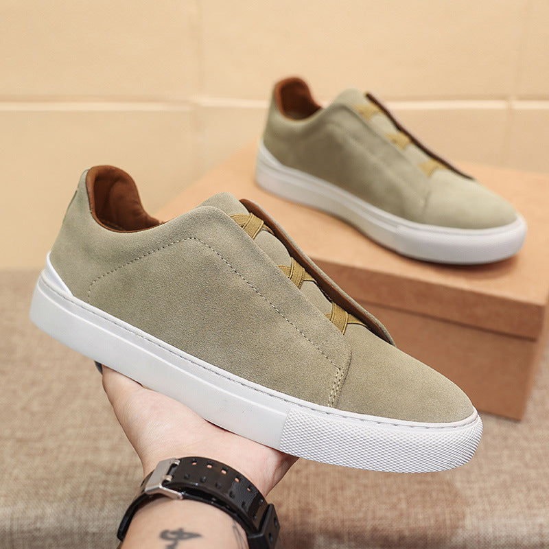 Mens Genuine Leather Casual Loafers
