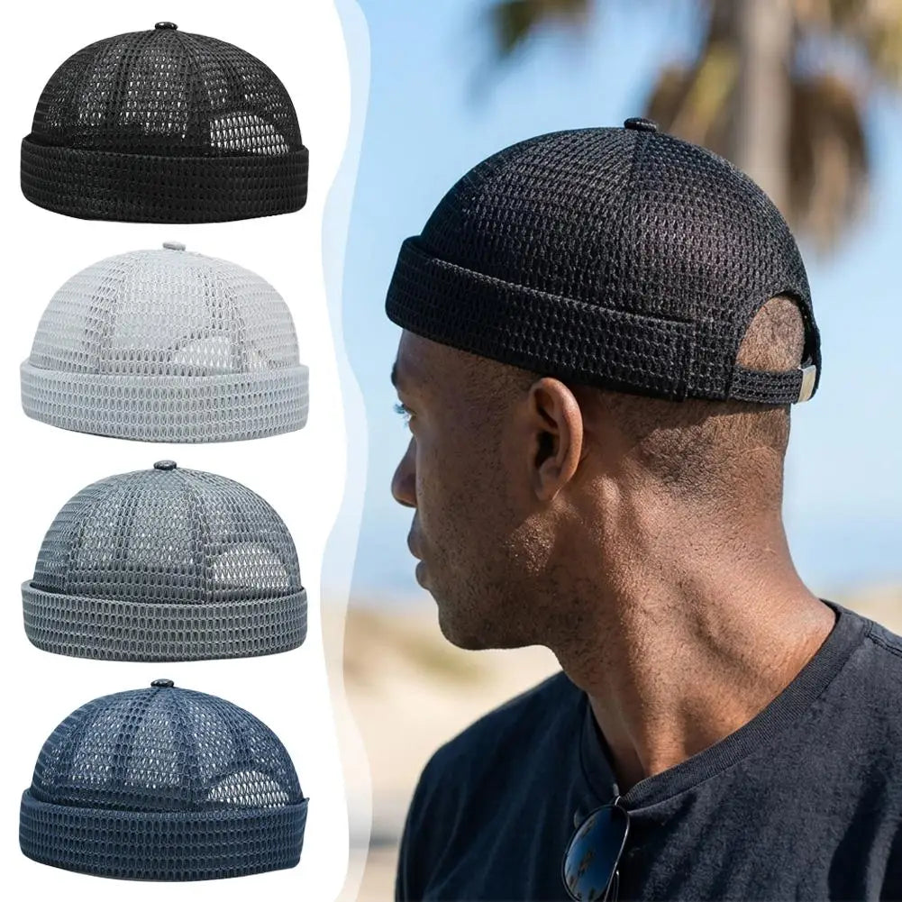 Breathable Mesh Brimless Hat