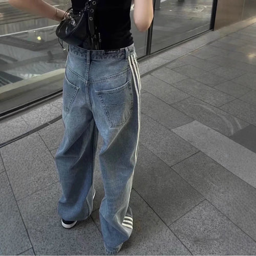 Gradient Washed Denim Trousers