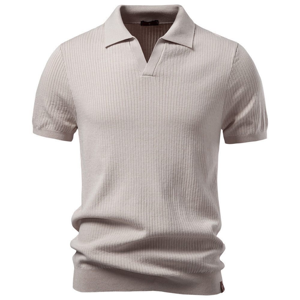 Short-sleeved Polo collar