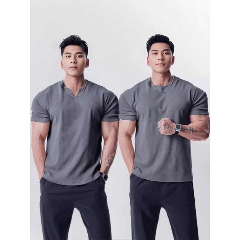 Mens Sport Casual Short Sleeve T-Shirt