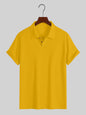 Knitted polo fir