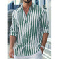 Mens Long Sleeve Striped Shirt