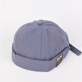 Retro Docker Brimless Rolled Cuff Skull Cap