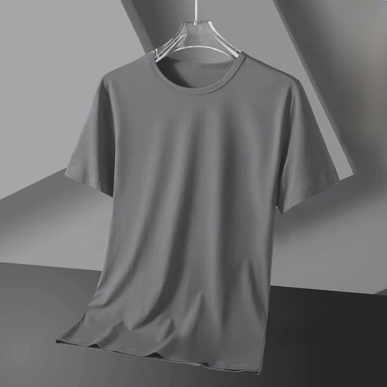 Solid color quick-drying short sleeves