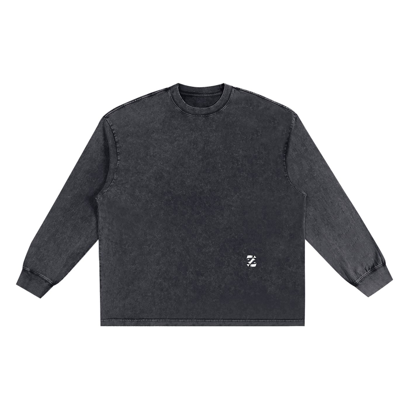Snow Washed Frayed Edge T-Shirt