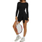 Long Sleeve Tennis Skirt Set