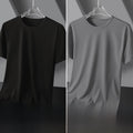 Solid color quick-drying short sleeves