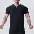 High-Quality Texture Cuff Sleeve T-Shirt for Men