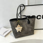 Women Pu Leather Tote Bag Large Capacity Shoulder Bag Handbag