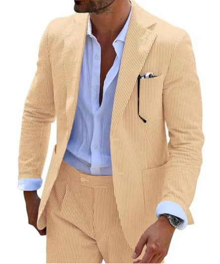 Men's Digital Printing Casual Suit Set