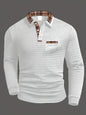 Classic Checkered Mens Polo Shirt