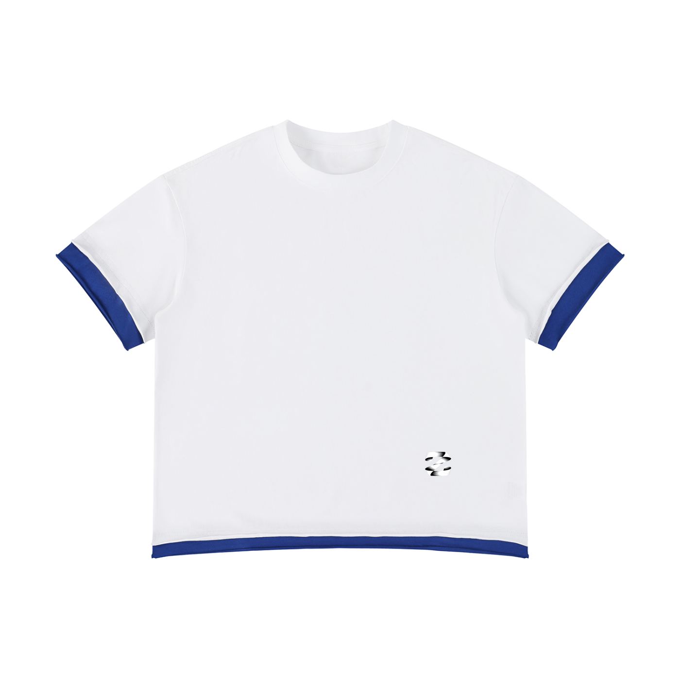 Unisex Boxy Color Block T-Shirt